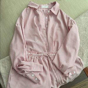 Red and White Striped Amazon Set